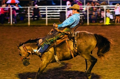 Man Riding Horse 